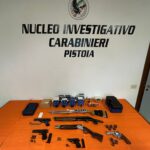 uomo arrestato per detenzione illegale di armi a quarrata